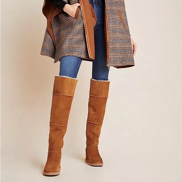 UGG Shoes Ugg Classic Femme Over The Knee Wedge Boot Chestnut 6